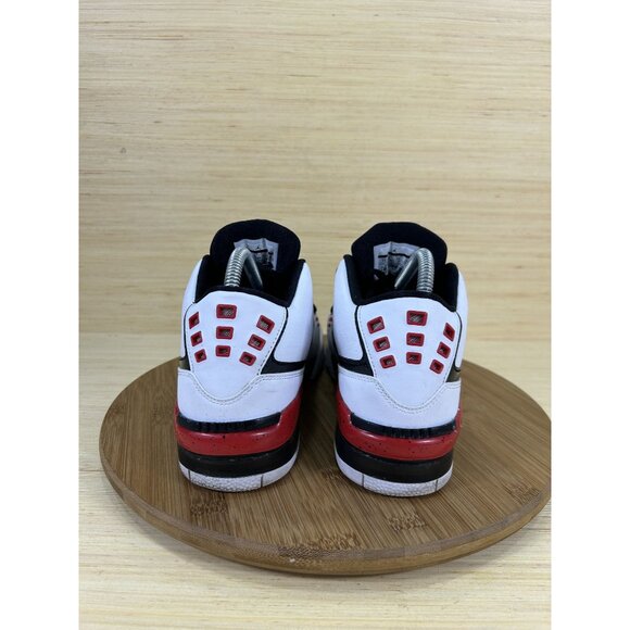 Jordan Flight 23 White Black Red Leather Athletic Shoes Womens Size 8.5 (7y) - Picture 4 of 8